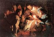 HONTHORST, Gerrit van The Dentist sg china oil painting reproduction